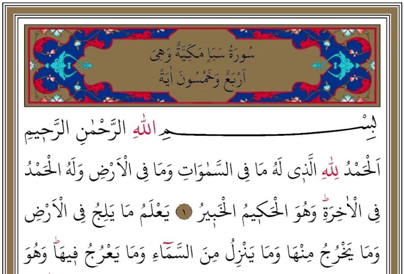 Kur’an-ı Kerim Okumalarından Notlar: Sebe Suresi 43–54.